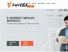 Tablet Screenshot of favera.com.tr